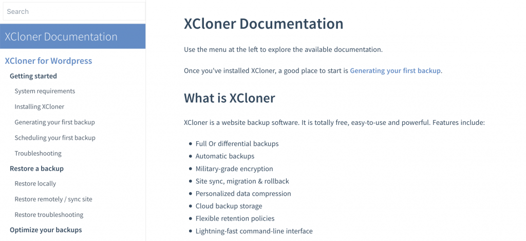 Xcloner